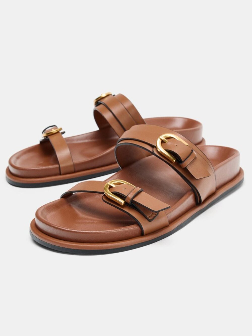 Zara - SANDALS WITH BUCKLE DETAIL